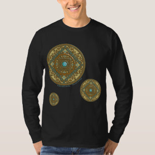 Pisces Mandala Men's Dark Shirt