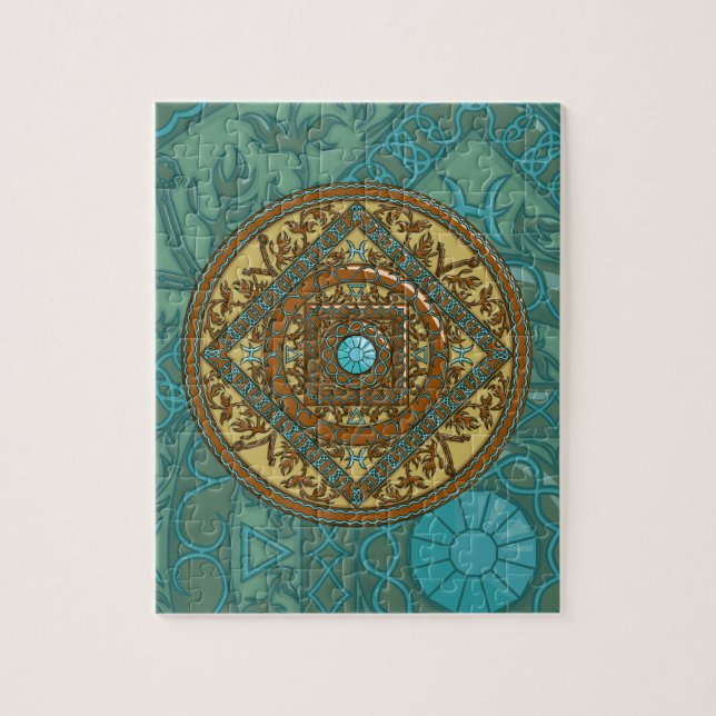 Pisces Mandala Puzzle (Vertical)