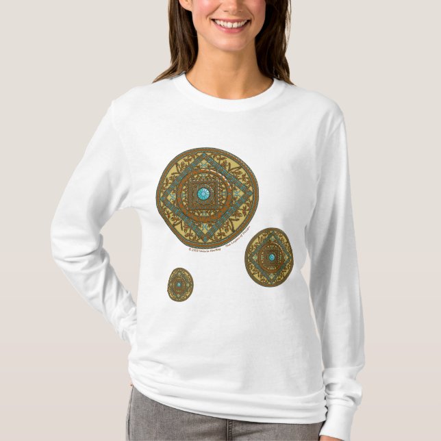 Pisces Mandala Women's Light Shirt (Front)