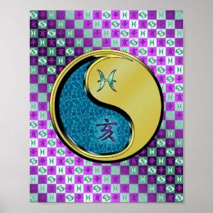 Pisces & Metal Boar Poster