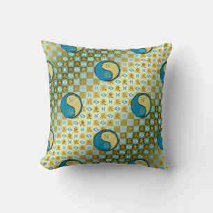 Pisces & Metal Dragon Cushion