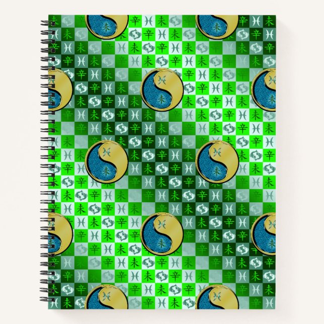 Pisces & Metal Goat Notebook (Front)