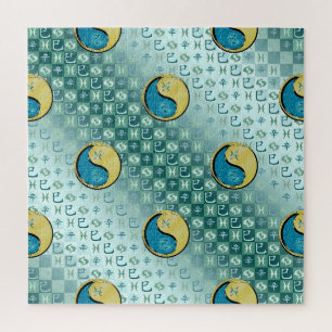 Pisces & Metal Snake Jigsaw Puzzle