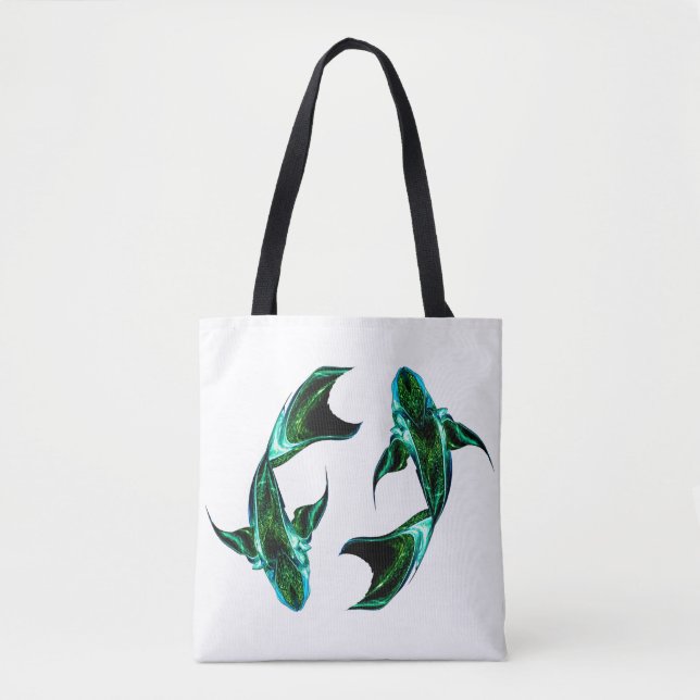 Pisces – Minimalist Zodiac Tote Bag (Front)