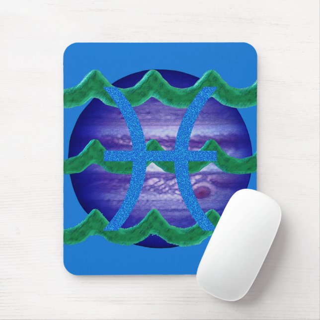 Pisces Mouse Pad (With Mouse)