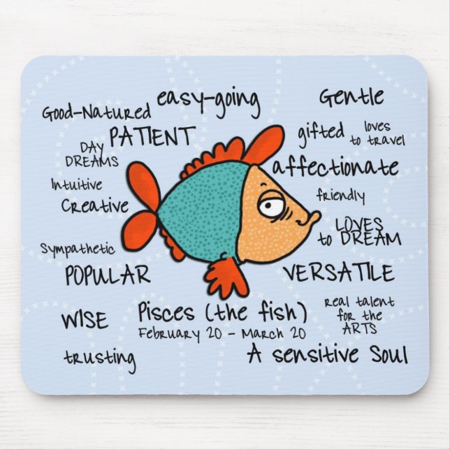 pisces mousepad (Front)