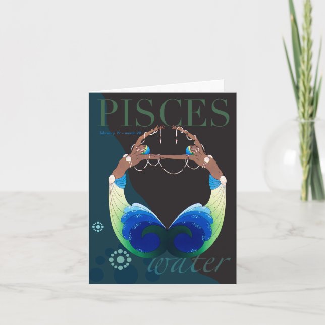 Pisces Note Card (Front)