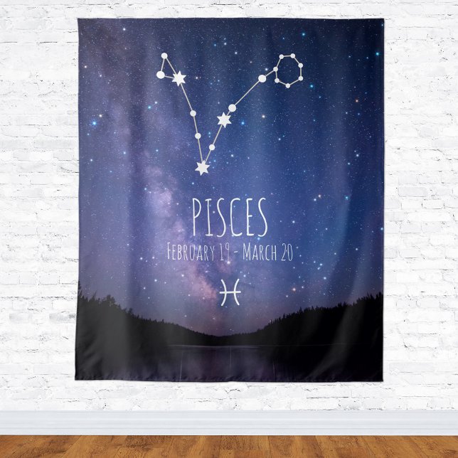 Pisces | Personalised Astrology Tapestry (Creator Uploaded)