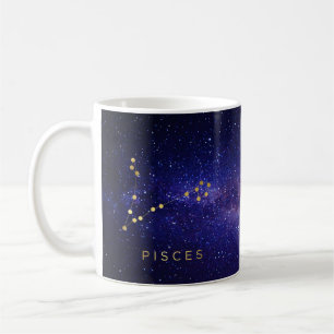 Pisces Personalised Mug Birthday Gift