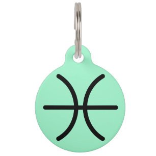 Pisces Pet Tag