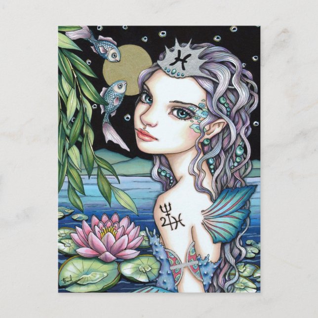 Pisces Postcard (Front)