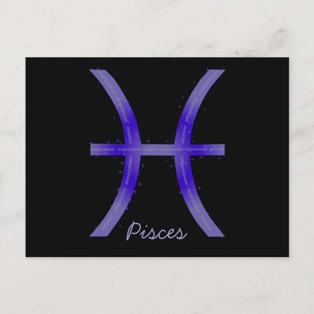 Pisces Postcard (Front)