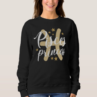 Pisces Princess Zodiac Sign Sweatshirt