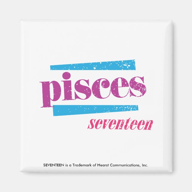 Pisces Purple Magnet (Front)
