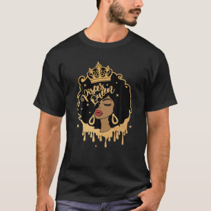 Pisces Queen   Afro Queen   African Americans T-Shirt