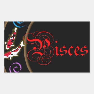 Pisces Rectangular Sticker