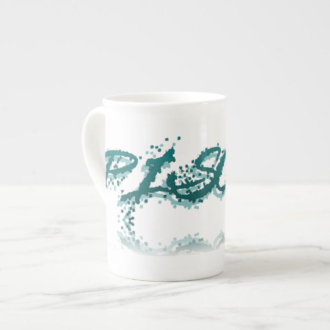 Pisces Reflection Bone China Mug (Front Left)