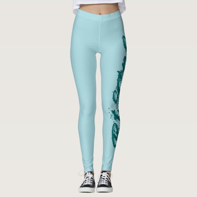 Pisces Reflection Leggings (Front)