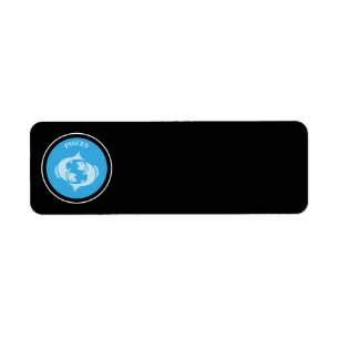Pisces Return Address Label