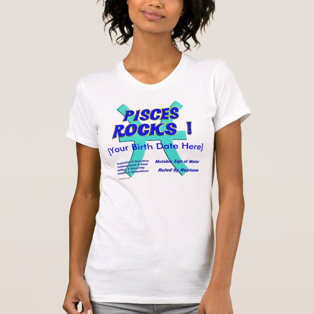 Pisces Rock ! T-Shirt (Front)