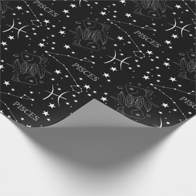 Pisces Set of 3 Wrapping Paper (Corner)