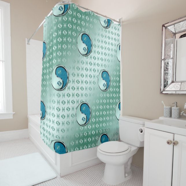 Pisces Shower Curtain (In Situ)