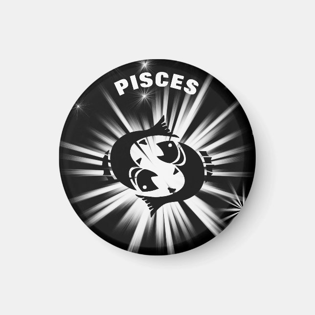 Pisces sign magnet (Front)