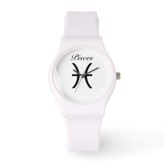 Pisces Sign of the Zodiac. Ladies Watches. Watch (Front)