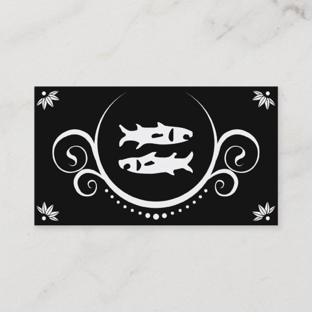 pisces sophistications business card (Front)