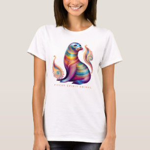 Pisces Spirit Animal Seal Alebrije Female T-Shirt