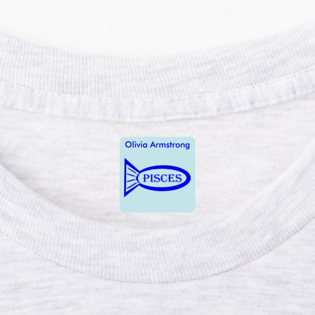 Pisces Star Sign Fish (Affixed)