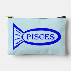 Pisces Star Sign Fish Accessory Pouch