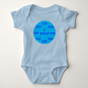 Pisces Star Sign Fish Baby Clothing Bodysuit