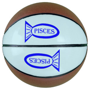 Pisces Star Sign Fish Basketballs