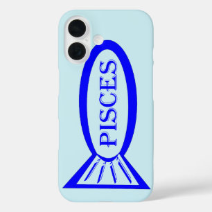 Pisces Star Sign Fish iPhone 16 Case