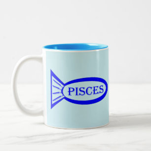 Pisces Star Sign Fish Mug