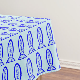 Pisces Star Sign Fish Tablecloth