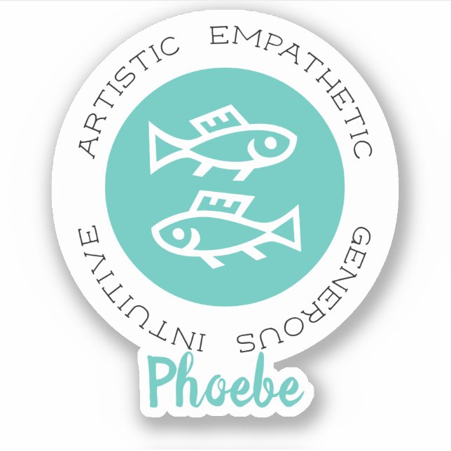 Pisces Sticker (Front)