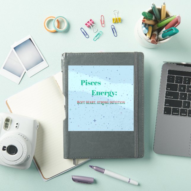 Pisces Sticker – Aesthetic zodia decal (iPad Cover)