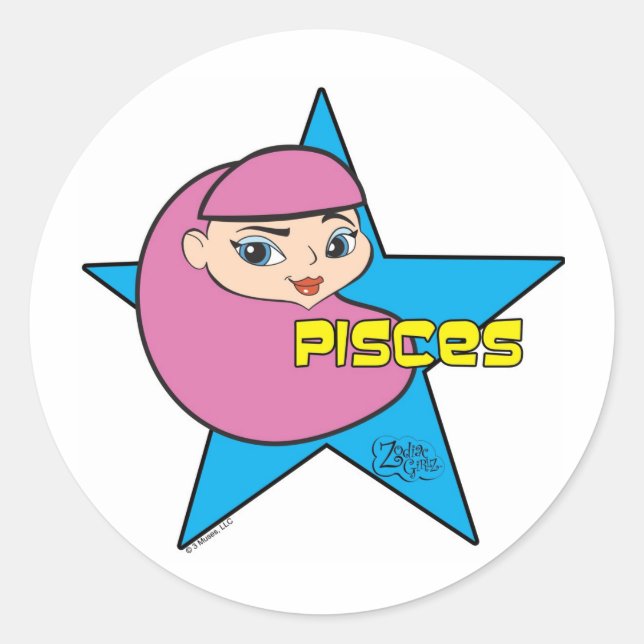 Pisces Stickers (Front)