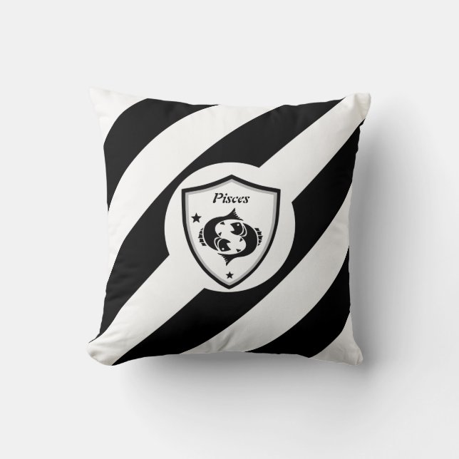 Pisces symbol       cushion (Front)