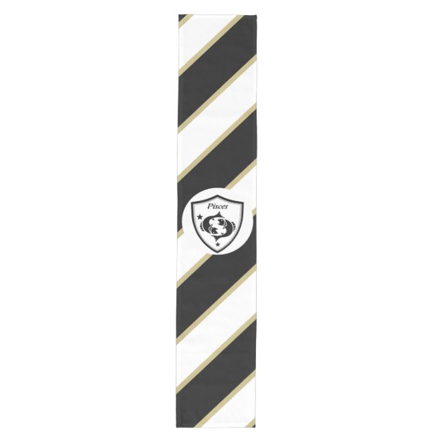 Pisces symbol       medium table runner (Front)