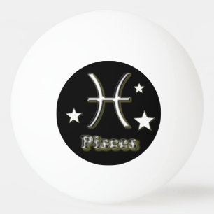 Pisces symbol ping pong ball