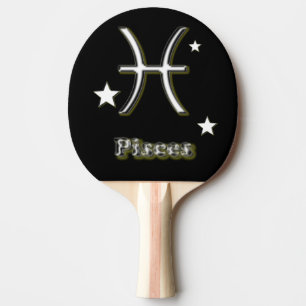 Pisces symbol ping pong paddle