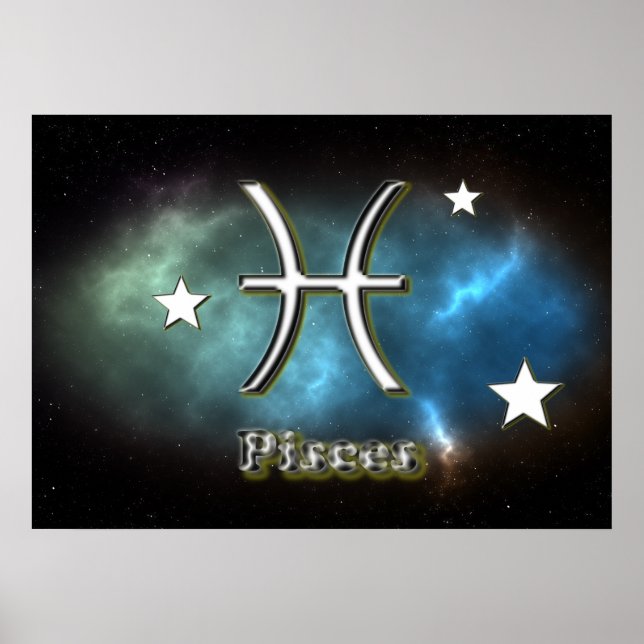 Pisces symbol poster (Front)