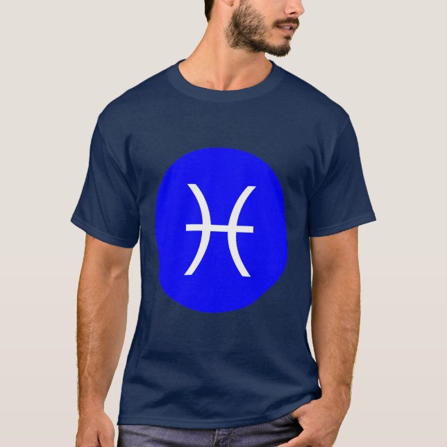 Pisces Symbol T-Shirt (Front)