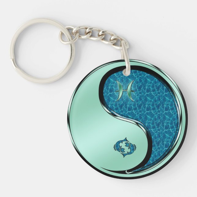 Pisces the Fish Key Ring (Front)