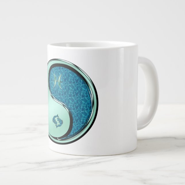 Pisces the Fish Large Coffee Mug (Front Right)