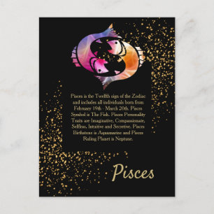 Pisces the Fish Postcard