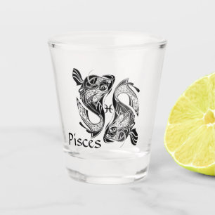 Pisces the Fish Zodiac Glass
